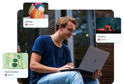 boy with a laptop